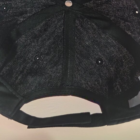 Mercedes Benz Hat Cap Strap Back Black Emblem Logo Auto Adjustable Panel Mens - Picture 7 of 12